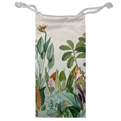 Tropical Jungle Plants Jewelry Bag