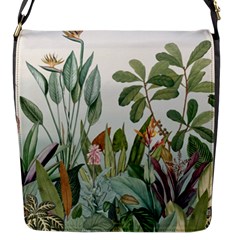 Tropical Jungle Plants Flap Closure Messenger Bag (s)