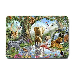 Beautiful Jungle Animals Small Doormat by Ravend