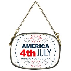 Independence Day Usa Chain Purse (one Side) by Ravend