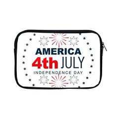 Independence Day Usa Apple Ipad Mini Zipper Cases by Ravend