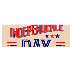 Usa Happy Independence Day Banner And Sign 6  X 2  by Ravend