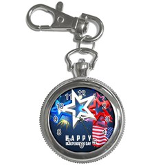 4th Of July Happy Usa Independence Day Key Chain Watches by Ravend