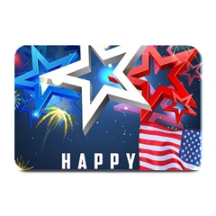 4th Of July Happy Usa Independence Day Plate Mats by Ravend