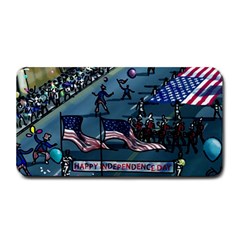 July 4th Parade Independence Day Medium Bar Mat by Ravend