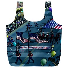 July 4th Parade Independence Day Full Print Recycle Bag (xxxl)