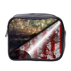 Independence Day July 4th Mini Toiletries Bag (two Sides) by Ravend