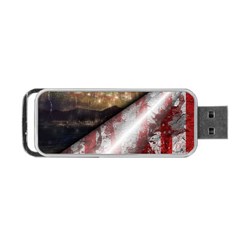 Independence Day July 4th Portable Usb Flash (one Side) by Ravend