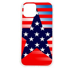 Patriotic American Usa Design Red Iphone 12 Pro Max Tpu Uv Print Case by Celenk