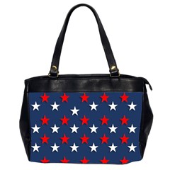 Patriotic Colors America Usa Red Oversize Office Handbag (2 Sides) by Celenk