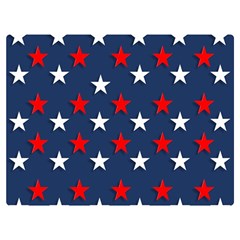 Patriotic Colors America Usa Red Premium Plush Fleece Blanket (extra Small)