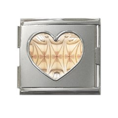 Wells Cathedral Well Cathedral Mega Link Heart Italian Charm (18mm) by Celenk