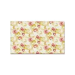 Background Pattern Flower Spring Sticker Rectangular (10 pack)