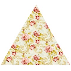 Background Pattern Flower Spring Wooden Puzzle Triangle