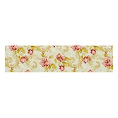 Background Pattern Flower Spring Banner And Sign 4  X 1  by Celenk
