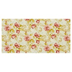 Background Pattern Flower Spring Banner And Sign 4  X 2  by Celenk