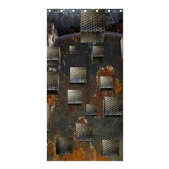 Background Metal Pattern Texture Shower Curtain 36  X 72  (stall)  by Celenk