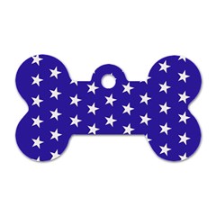 Usa Independence Day July Background Dog Tag Bone (one Side) by Vaneshop