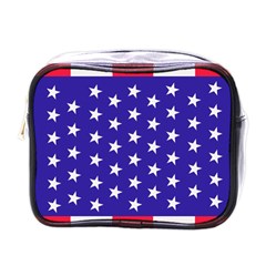 Usa Independence Day July Background Mini Toiletries Bag (one Side) by Vaneshop