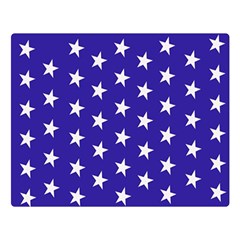 Usa Independence Day July Background Two Sides Premium Plush Fleece Blanket (large)