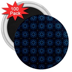 Floral Pattern Geometric Pattern 3  Magnets (100 Pack)