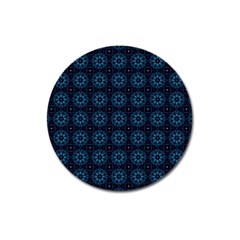 Floral Pattern Geometric Pattern Magnet 3  (round) by Vaneshop