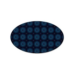 Floral Pattern Geometric Pattern Sticker Oval (100 Pack)