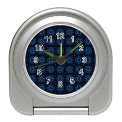 Floral Pattern Geometric Pattern Travel Alarm Clock