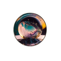 Crystal Ball Glass Sphere Lens Ball Hat Clip Ball Marker