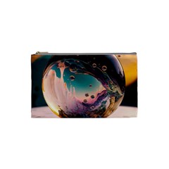 Crystal Ball Glass Sphere Lens Ball Cosmetic Bag (small) by Vaneshop