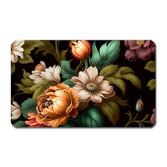 Floral Flower Blossom Bloom Flora Magnet (rectangular) by Vaneshop