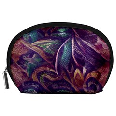 Abstract African Art Pattern Accessory Pouch (large)