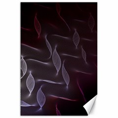 Curve Wave Line Texture Element Canvas 20  X 30  by Vaneshop