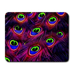 Peacock Feathers Color Plumage Small Mousepad by Celenk