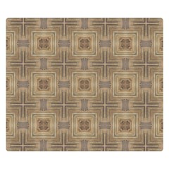 Abstract Wood Design Floor Texture Two Sides Premium Plush Fleece Blanket (small) by Celenk