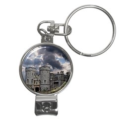 Castle Building Architecture Nail Clippers Key Chain