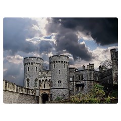 Castle Building Architecture Two Sides Premium Plush Fleece Blanket (extra Small)