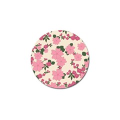 Floral Vintage Flowers Golf Ball Marker (4 Pack)