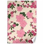 Floral Vintage Flowers Canvas 12  x 18  11.88 x17.36  Canvas - 1