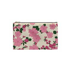 Floral Vintage Flowers Cosmetic Bag (small)