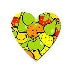 Fruit Food Wallpaper Heart Magnet