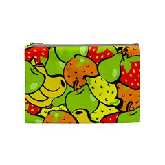 Fruit Food Wallpaper Cosmetic Bag (medium)