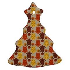 Sea Turtle Sea Life Pattern Ornament (christmas Tree) 