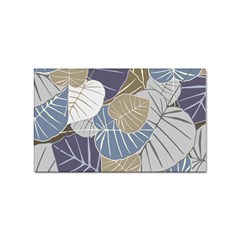 Ackground Leaves Desktop Sticker (rectangular) by Amaryn4rt