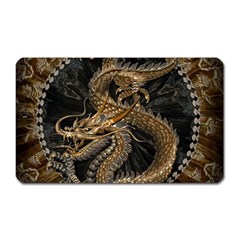 Dragon Pentagram Magnet (rectangular) by Amaryn4rt