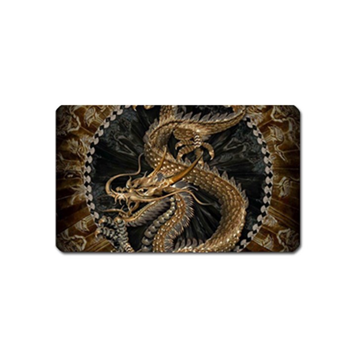 Dragon Pentagram Magnet (Name Card)