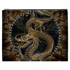 Dragon Pentagram Cosmetic Bag (xxxl) by Amaryn4rt