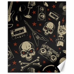 Grunge Seamless Pattern With Skulls Canvas 16  X 20  by Amaryn4rt