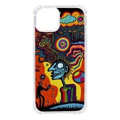 Hippie Rainbow Psychedelic Colorful Iphone 14 Tpu Uv Print Case