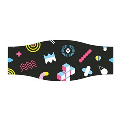 Memphis Design Seamless Pattern Stretchable Headband by uniart180623